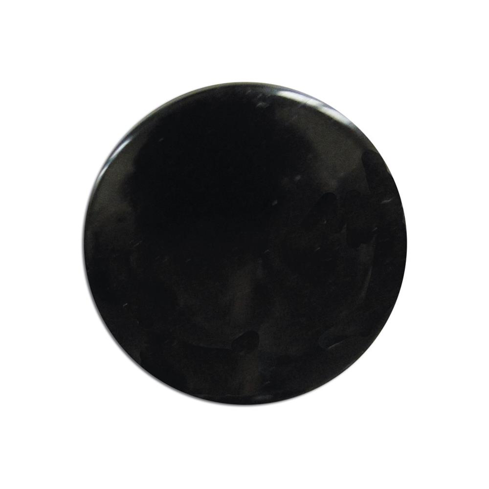 Slimline Buttons Black Round with Shank S84 3/4"/19 mm